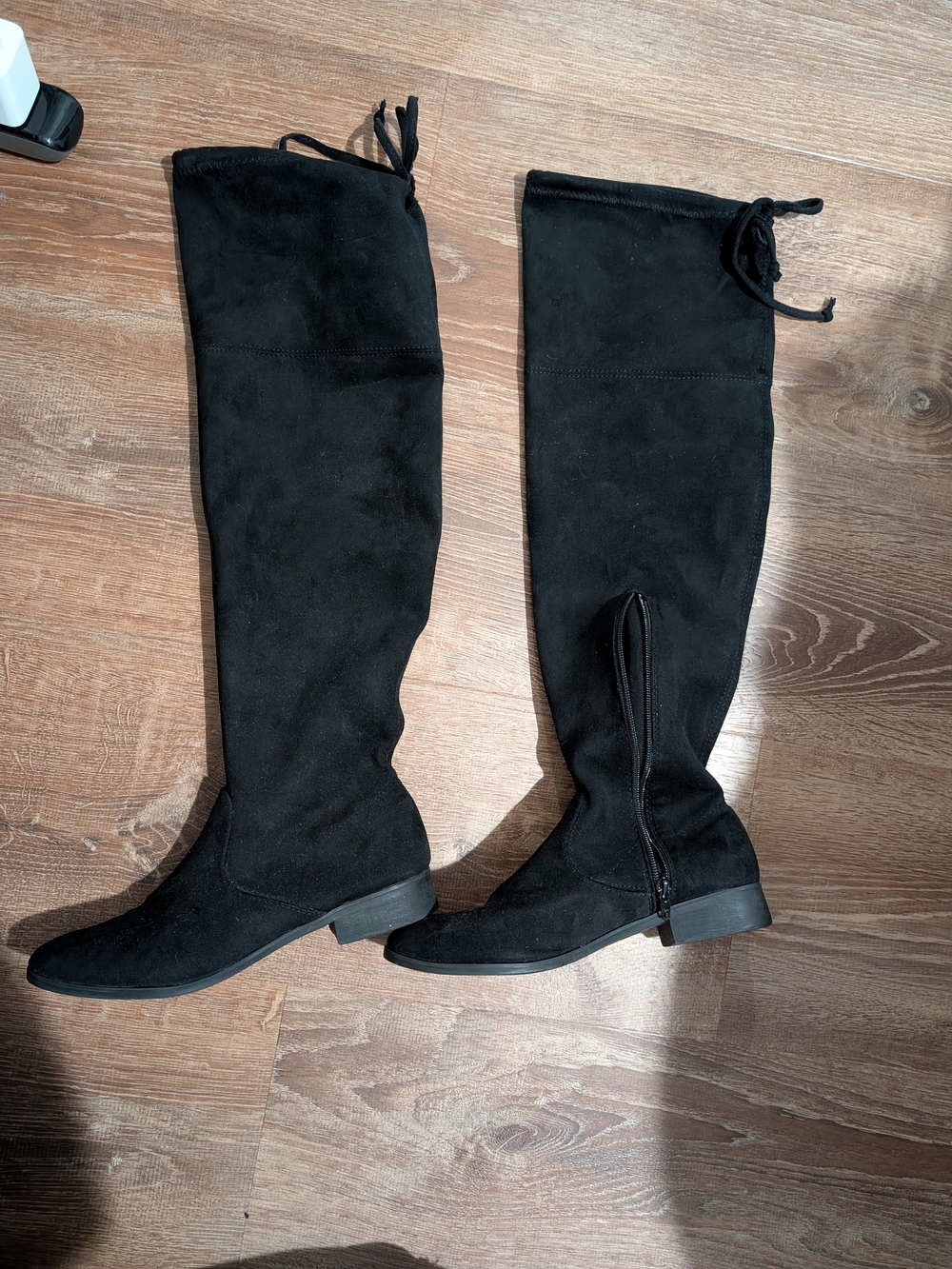 Black Thigh High Boots 8